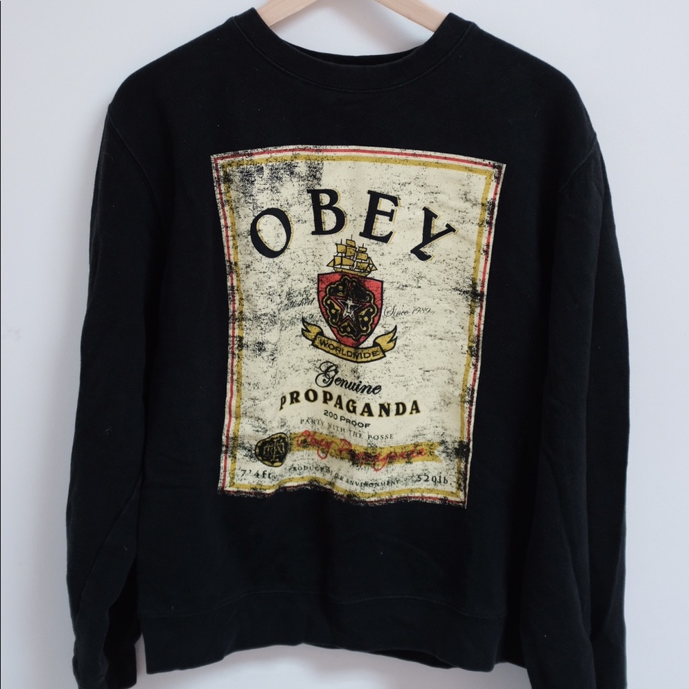 [OBEY PROPAGANDA] Black Sweatshirt